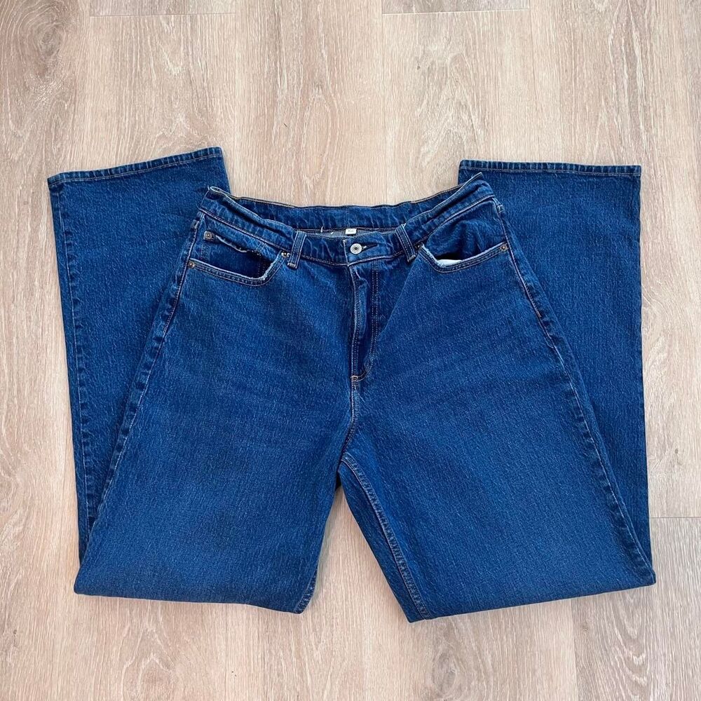 Abercrombie-fitch Women's Blue and Navy Jeans